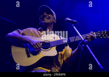 Bergamo, Italien. September 2023. NXT Station, Bergamo, Italien, 23. September 2023, Manu Chao während Manu Chao - Manu Chao Acustico - Musikkonzert Credit: Live Media Publishing Group/Alamy Live News Stockfoto