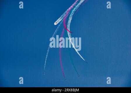 Airshow während der 93. Nationalfeiertage Saudi-Arabiens Stockfoto