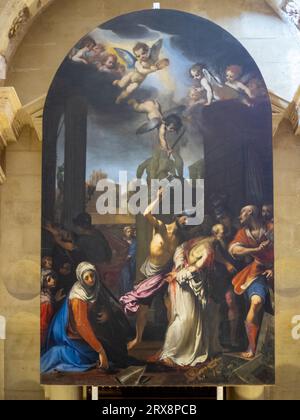 Martirio di San Biago von Giovanni Mannozzi, San Biago, Montepulciano Stockfoto