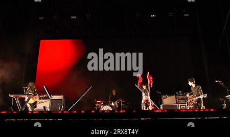 Las Vegas, USA. September 2023. Ja, Yeahs Credit: Imagespace/Alamy Live News Stockfoto