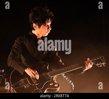 Las Vegas, USA. September 2023. Ja, Yeahs - Nick Zinner Credit: Imagespace/Alamy Live News Stockfoto