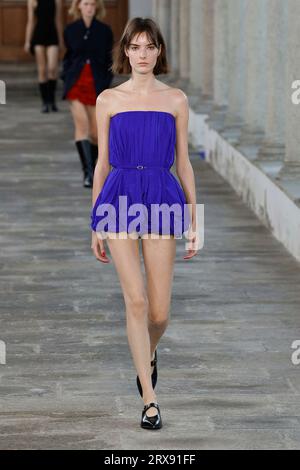 Mailand, Italien. September 2023. BALLY Frühjahr/Sommer 2024 Laufsteg während der Milan Fashion Week am 2023. September - Mailand; Italien 23/09/2023 Credit: dpa/Alamy Live News Stockfoto