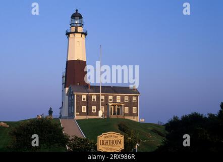 Montauk Point Lighthouse, Montauk Point State Park, New York Stockfoto