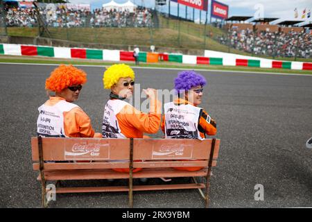 Suzuka, Japan. September 2023. Marshal, F1 Grand Prix of Japan auf dem Suzuka International Racing Course am 24. September 2023 in Suzuka, Japan. (Foto: HOCH ZWEI) Credit: dpa/Alamy Live News Stockfoto