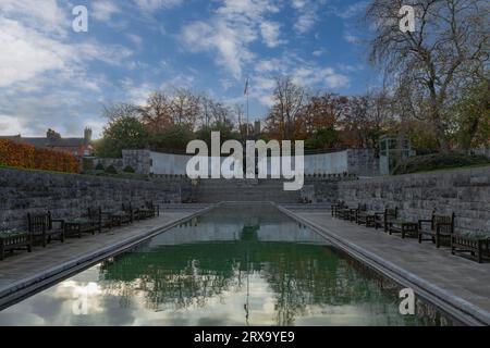 Garden of Remembrance, irisches Erbe, berühmter Ort, der dem Gedenken an all jene gewidmet ist, die ihr Leben für die irische Freiheit gegeben haben, Dublin Stockfoto