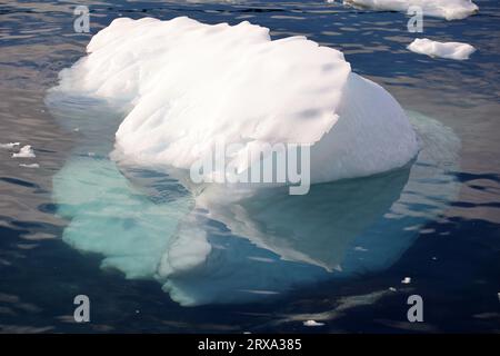 Eisberg-Nahaufnahme im Uummannaq Fjord, Grönland, Dänemark Stockfoto