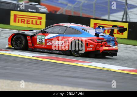 Spielberg, Österreich 23. - 24. September 2023: ADAC GT Masters - Red Bull Ring - 2023 im Bild: Eduardo Coseteng/Ben Green (BMW M4 GT3 Schubert Motorsport) Stockfoto