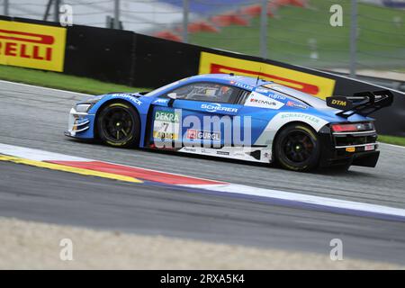 Spielberg, Österreich 23. - 24. September 2023: DTM - Red Bull Ring - 2023 im Bild: Ricardo Feller Audi R8 LMS GT3 EVO II ABT Sportsline) Stockfoto