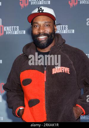 Buena Park, Ca. September 2023. Baron Davis bei Knott's Scary Farm 50th Anniversary bei Knott's Scary Farm im Buena Park, Kalifornien, am 23. September 2023. Quelle: Faye Sadou/Media Punch/Alamy Live News Stockfoto