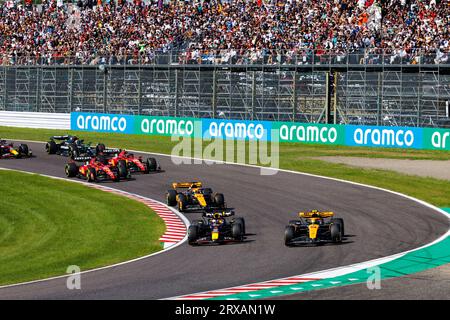24. September 2023; Suzuka Circuit, Suzuka, Japan; Formel 1 Lenovo Grand Prix 2023; Race Day; Start des Rennens bei der japanischen Formel 1 Stockfoto