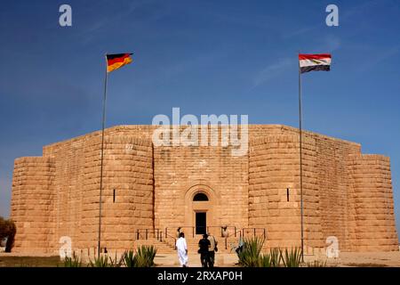 Das Deutsche Kriegsgräber-Denkmal in El Alamein, Ägypten Stockfoto