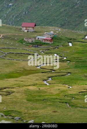 Ein Blick vom Samistal-Plateau, einem Hochplateau in der Türkei Stockfoto