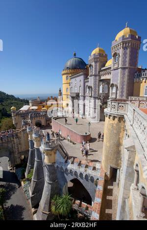 PENA PALACE SINTRA PORTUGAL Stockfoto