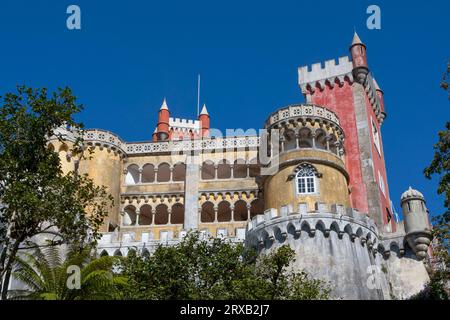 PENA PALACE SINTRA PORTUGAL Stockfoto