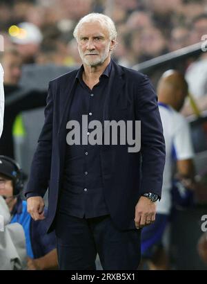 Dortmund, Deutschland. September 2023. firo: 12/2023 Fußball, Fußball, Männernationalmannschaft 2023/2024, Testspiel Deutschland - Frankreich 2:1 GER Bundestrainer, Trainer, Trainer, Rudi Voller, Voeller, Interim Coach, Credit: dpa/Alamy Live News Stockfoto