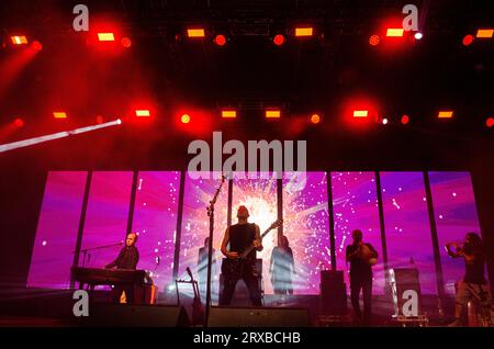 Dorfes of Ioannina City, Aufführung im Lycabettus Theater von Athen/Griechenland, September 2023 Stockfoto