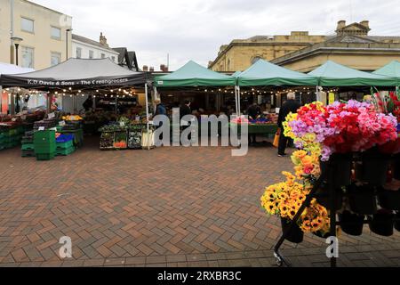 Das Marktgebiet in Doncaster, South Yorkshire, England, Vereinigtes Königreich Stockfoto