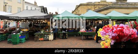 Das Marktgebiet in Doncaster, South Yorkshire, England, Vereinigtes Königreich Stockfoto