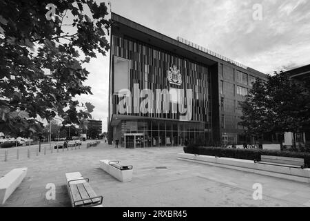 Das Doncaster Register Office, Sir Nigel Gresley Square, Waterdale, Doncaster, South Yorkshire, England, UK Stockfoto