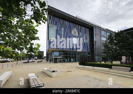 Das Doncaster Register Office, Sir Nigel Gresley Square, Waterdale, Doncaster, South Yorkshire, England, UK Stockfoto