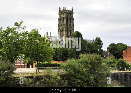 Die Minster Church of St George in Doncaster, South Yorkshire, England, Großbritannien Stockfoto
