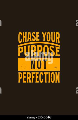 Vector Yourself Motivational Typografie T-Shirt-Design Stock Vektor