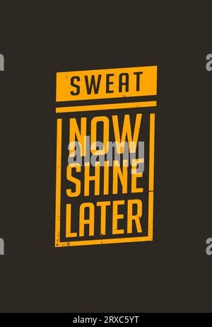 Vector Gym Motivations-T-Shirt-Design Stock Vektor