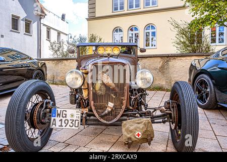 BADEN-WÜRTTEMBERG : US CAR MEETING - LAUPHEIM Stockfoto