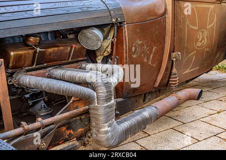 BADEN-WÜRTTEMBERG : US-AUTO-TREFFEN LAUPHEIM Stockfoto