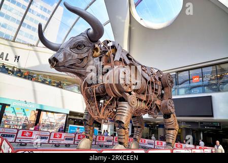 Ozzy The Bull, New Street Station Kultstatus, Birmingham, England, Großbritannien Stockfoto