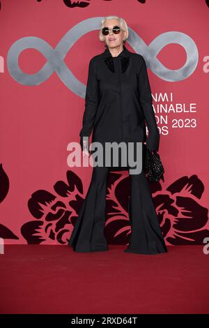Mailand, Italien. September 2023. Mailand, Mailand Fashion Week, CNMI Sustainable Fashion Awards 2023. Auf dem Foto Chiara Boni Credit: Independent Photo Agency/Alamy Live News Stockfoto