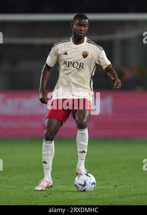 Turin, Italien. September 2023. Evan N’Dicka von AS Roma während des Spiels der Serie A im Stadio Grande Torino in Turin. Auf dem Bild sollte stehen: Jonathan Moscrop/Sportimage Credit: Sportimage Ltd/Alamy Live News Stockfoto