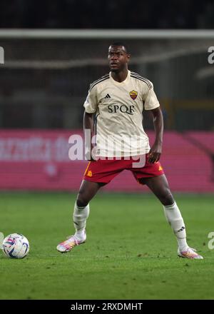Turin, Italien. September 2023. Evan N’Dicka von AS Roma während des Spiels der Serie A im Stadio Grande Torino in Turin. Auf dem Bild sollte stehen: Jonathan Moscrop/Sportimage Credit: Sportimage Ltd/Alamy Live News Stockfoto