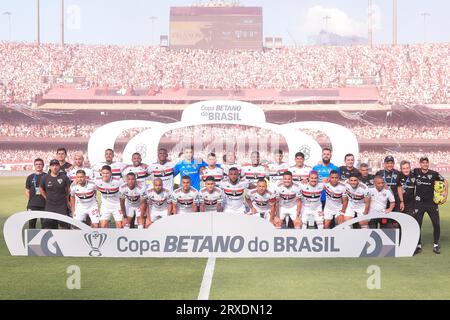 Sao Paulo, Brasilien. September 2023 25. SP - SAO PAULO - 09/24/2023 - BRASILIEN CUP 2023 FINALE, SAO PAULO (Foto: Ettore Chiereguini/AGIF/SIPA USA) Credit: SIPA USA/Alamy Live News Stockfoto