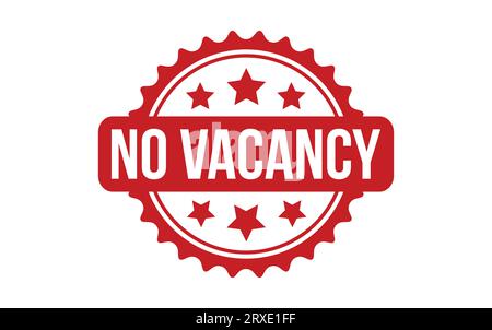 Kein Vektor für vakante Gummisammeldichtung Stock Vektor