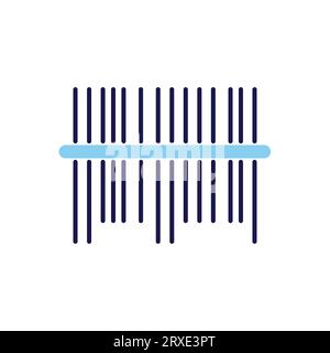 Symbol für Barcode-bezogene Vektoren. Isoliert auf weißem Hintergrund. Vektorillustration Stock Vektor