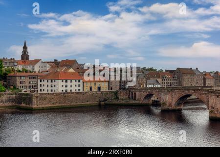 Grenzstadt Berwick in Northumberland, England Stockfoto