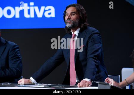 Mailand, Italien. Mai 2022. Mailand, Fernsehsendung "La Domenica Sport" - Daniele Adani Credit: Independent Photo Agency/Alamy Live News Stockfoto