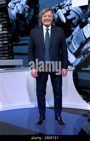Mailand, Fernsehsendung „La Domenica Sport“ - Adriano Panatta Stockfoto