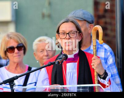 Right Reverend Dr. Helen-Ann Hartley Bischof von Newcastle upon Tyne Stockfoto