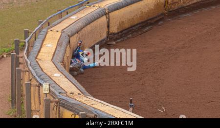 Poole Speedway, Dorset Stockfoto