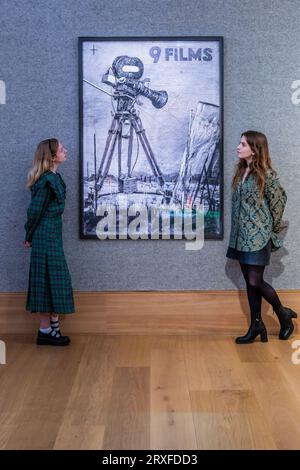 London, Großbritannien. September 2023 25. 9 Filme, 2003, EST £15.000 - £20.000 - Vorschau auf den Verkauf von „Focus on William Kentridge“ in der Bonhams New Bond Street, London. Guy Bell/Alamy Live News Stockfoto