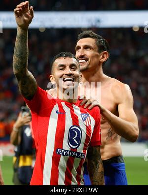 Madrid, Spanien. September 2023. Während des La-Liga-Spiels zwischen Atletico de Madrid und Real Madrid spielte er am 24. September 2023 im Civitas Metropolitano Stadium in Madrid. (Foto: Cesar Cebolla/PRESSINPHOTO) Credit: PRESSINPHOTO SPORTS AGENCY/Alamy Live News Stockfoto