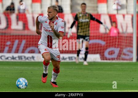 Bari, Italien. September 2023. Giuseppe Sibilli (SSC Bari) während SSC Bari gegen US Catanzaro, italienisches Fußball-Spiel der Serie B in Bari, Italien, 24. September 2023 Credit: Independent Photo Agency/Alamy Live News Stockfoto