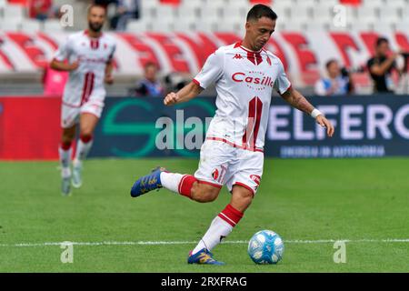 Bari, Italien. September 2023. Raffaele Maiello (SSC Bari) während SSC Bari gegen US Catanzaro, italienisches Fußball-Spiel der Serie B in Bari, Italien, 24. September 2023 Credit: Independent Photo Agency/Alamy Live News Stockfoto