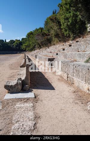 Stadion, Akropolis von Rhodos, Stadt, Rhodos-Insel, Dodekanesen, Griechenland Stockfoto