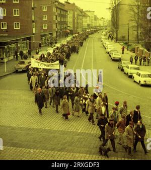 DEU, Deutschland: Die historischen Farbfotos aus der Zeit der 70er Jahre zeigen Ereignisse und Menschen aus Politik, Kultur, Gewerkschaften und dem Arbeitsleben Stockfoto