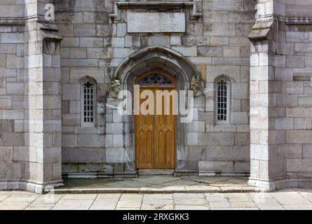 Eintritt zur Royal Chapel im Dublin Castle Stockfoto