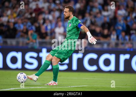 Rom, Italien. September 2023. Jan Oblak von Atletico de Madrid während des UEFA Champions League-Gruppe-E-Spiels zwischen SS Lazio und Atletico de Madrid im Stadio Olimpico Roma am 19. September 2023 in Rom, Italien. Quelle: Giuseppe Maffia/Alamy Live News Stockfoto