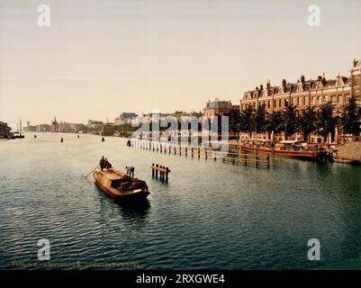 Buiten Amstel, Amsterdam, Nordholland, Niederlande, CA. 1895 Photochrom-Druck von Photoglob Zürich, zwischen 1890 und 1900. Stockfoto